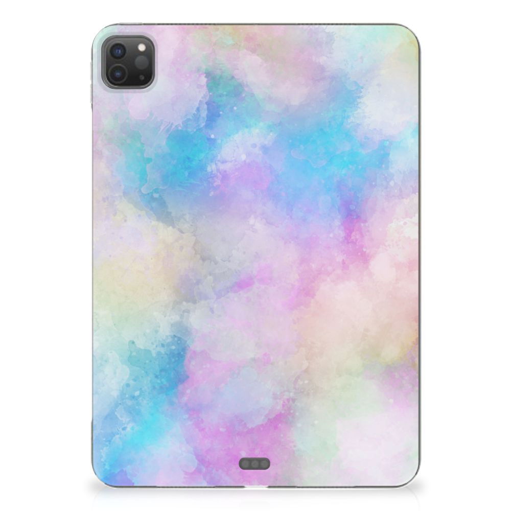 Tablethoes iPad Pro 11 (2024) Watercolor Light achterzijde