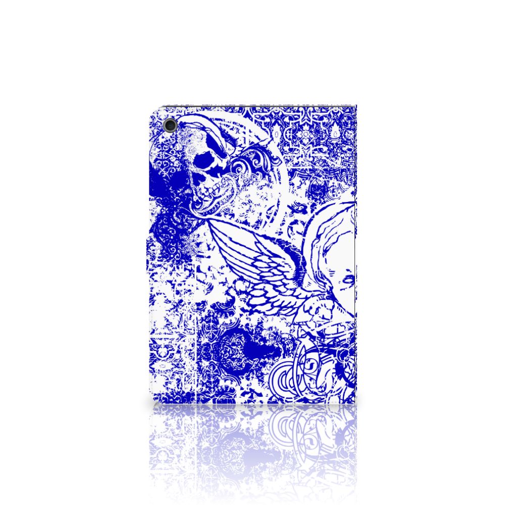 Angel Skull Blauw - open hoes