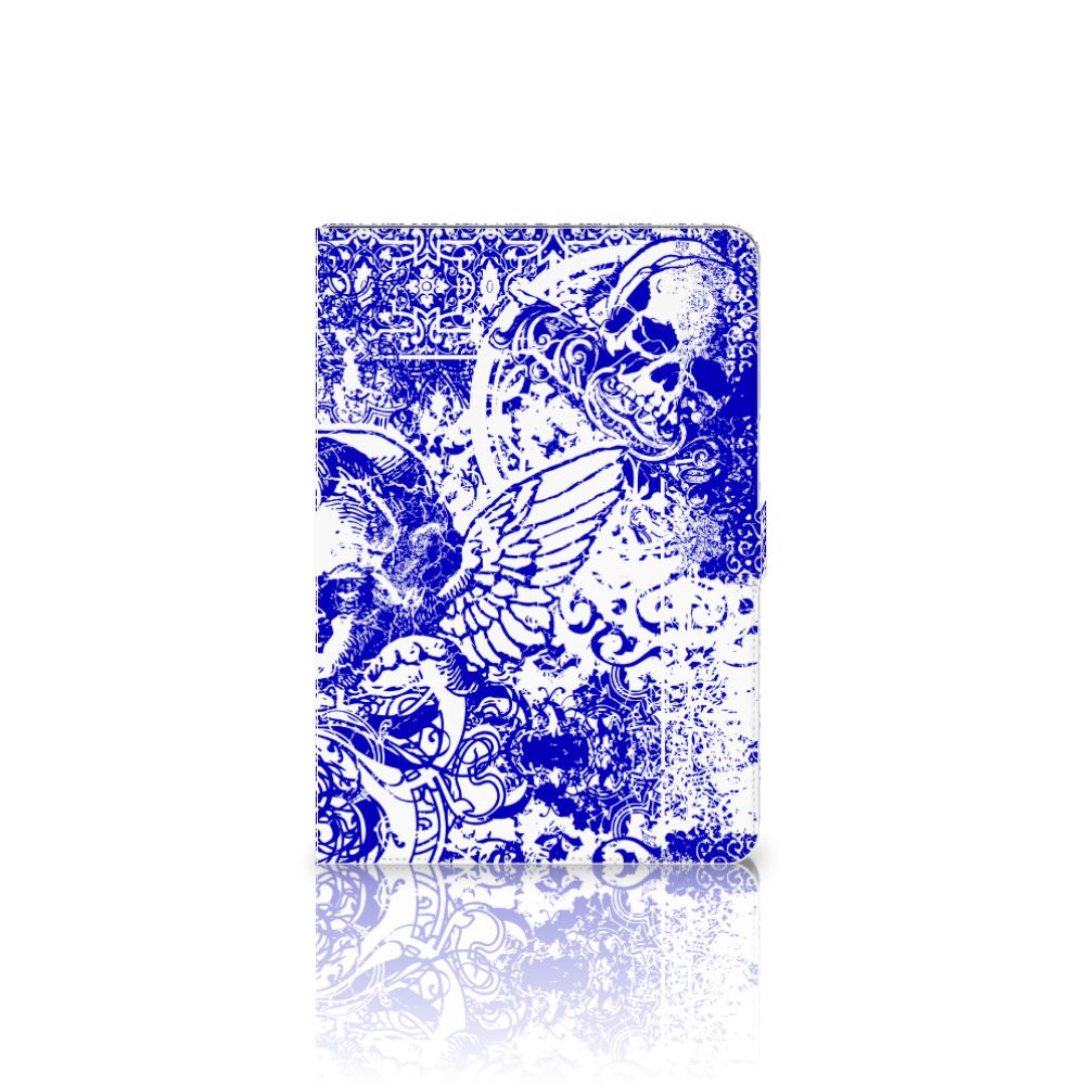 Angel Skull Blauw - achterkant