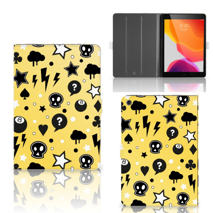 Punk Geel - collage met voor-, achter- en binnenkant