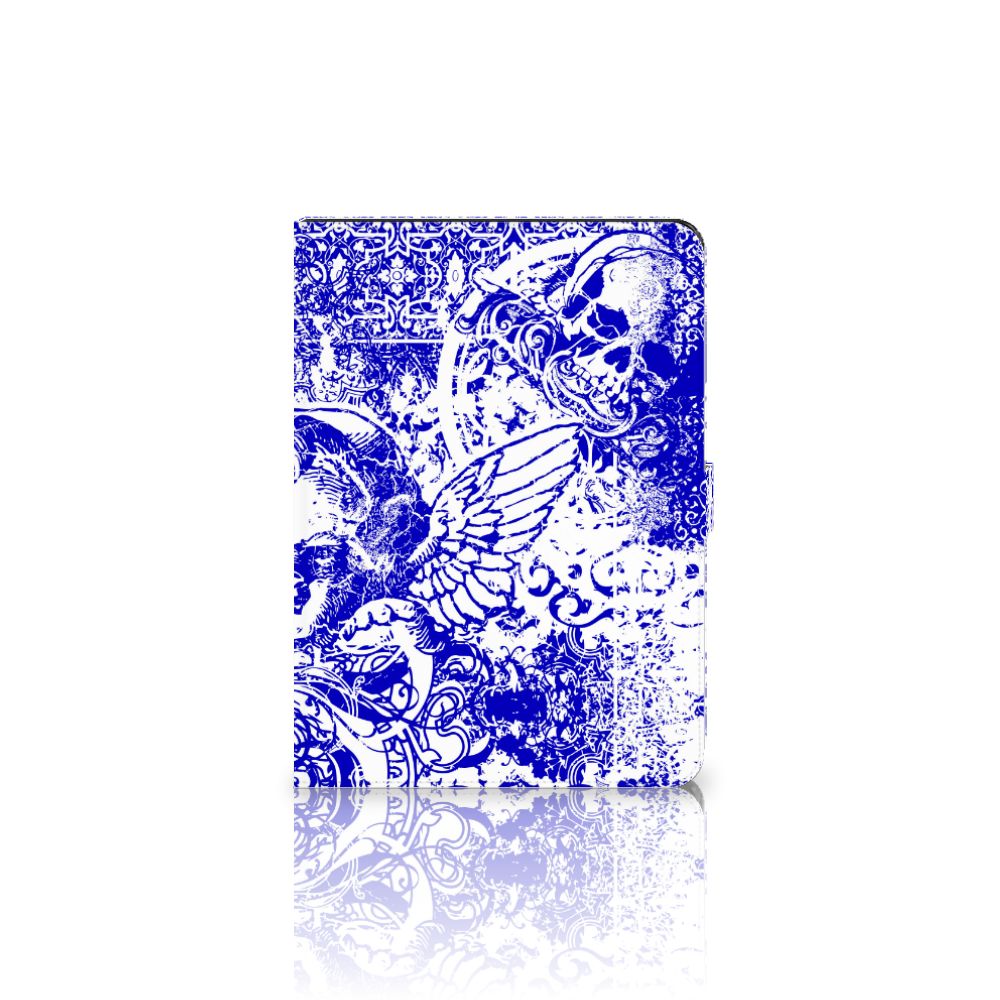 Tablettasje iPad Air (2020/2022) 10.9 inch Angel Skull Blauw