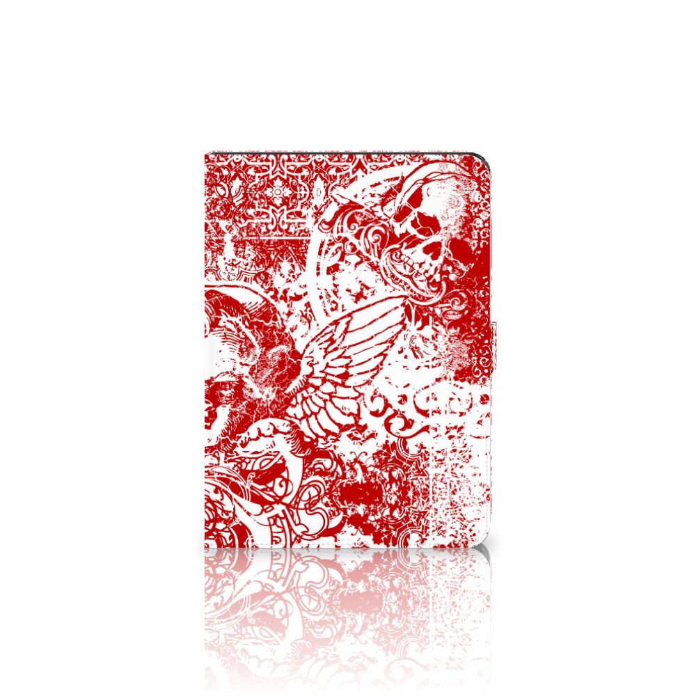Tablettasje iPad Air (2020/2022) 10.9 inch Angel Skull Rood