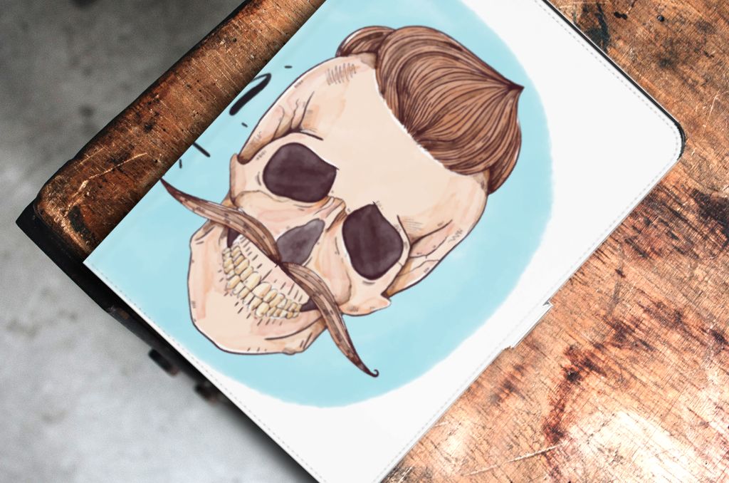 Tablettasje iPad Air (2020/2022) 10.9 inch Gentleman Skull