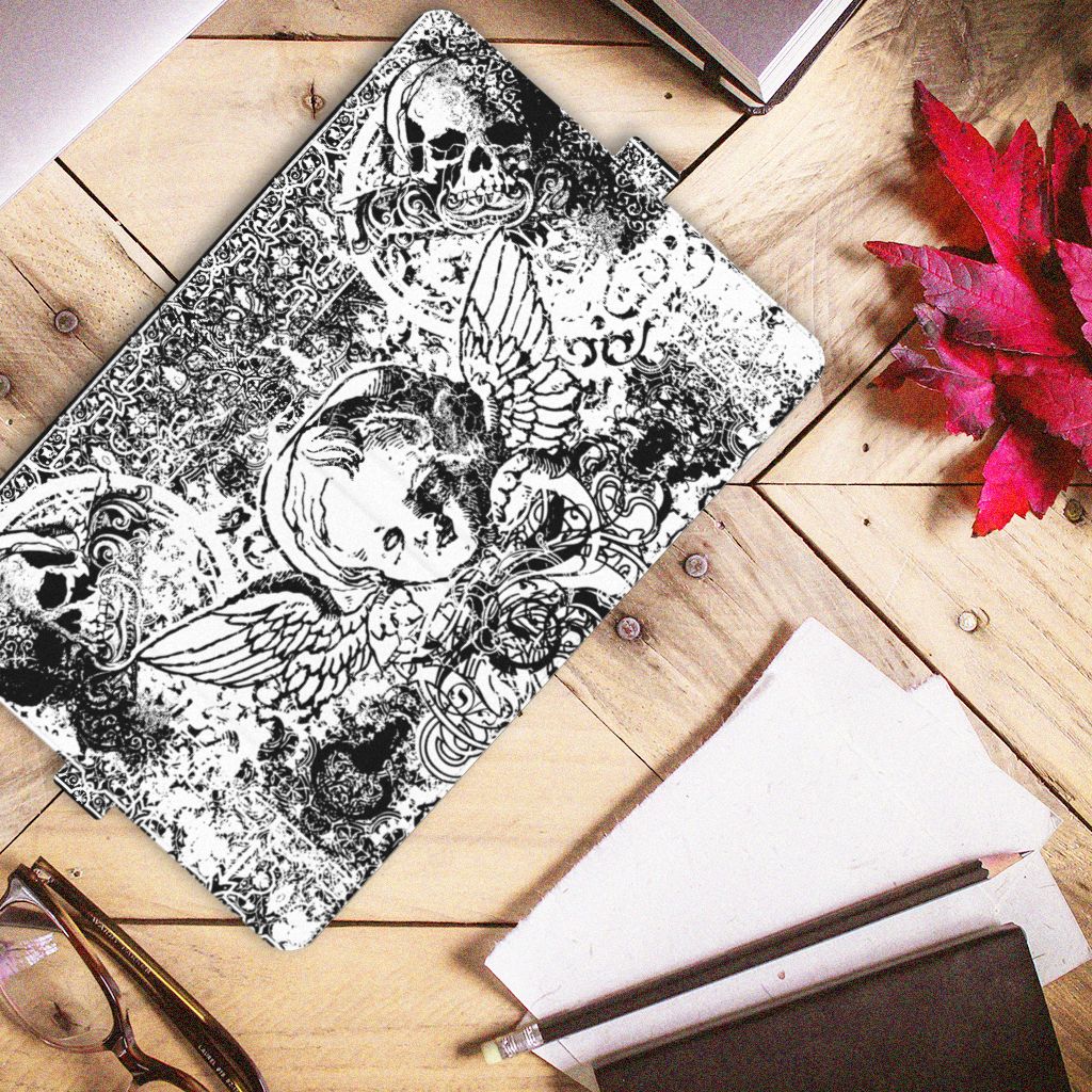Tablettasje iPad Air (2020/2022) 10.9 inch Skulls Angel