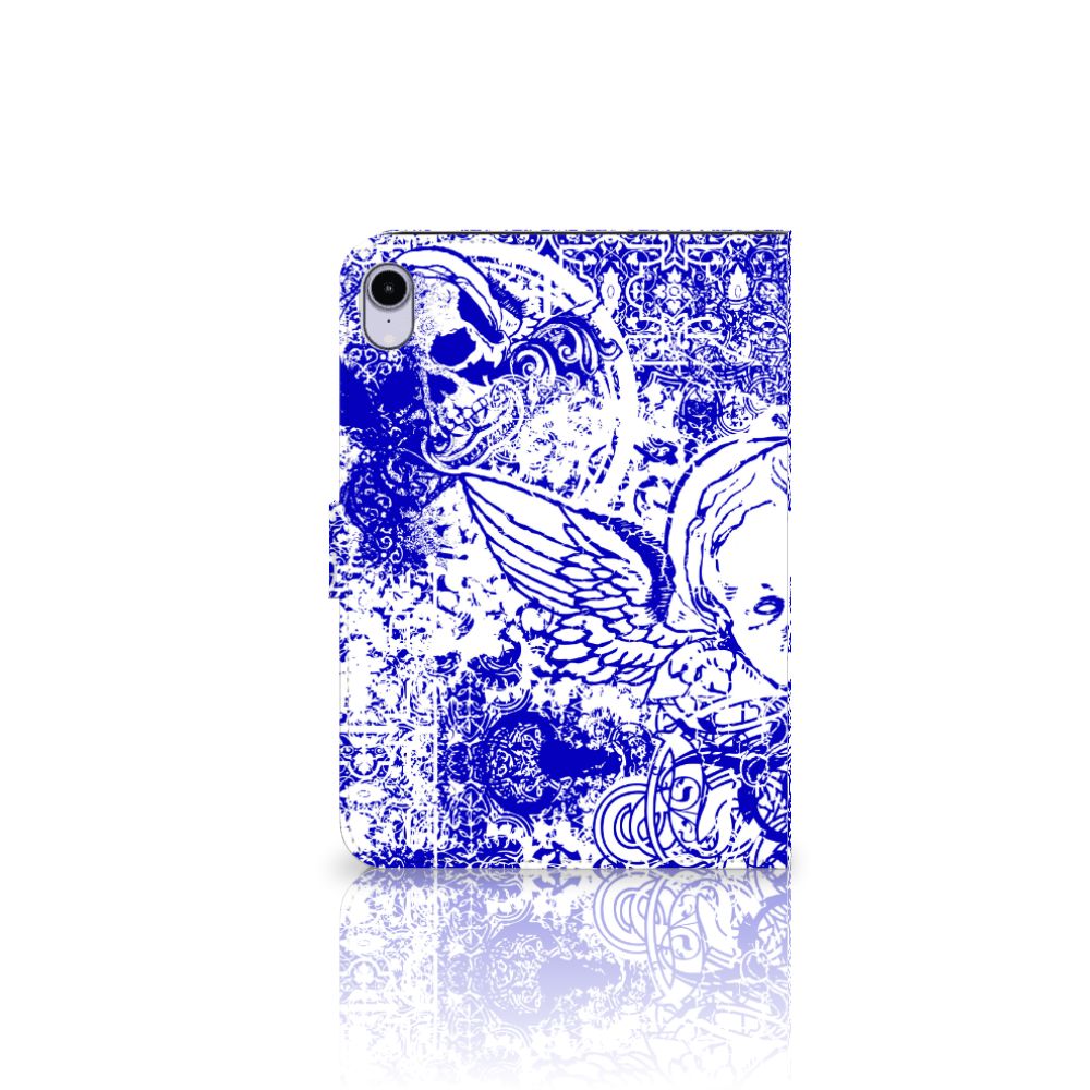Tablettasje iPad Mini 6 (2021) Angel Skull Blauw
