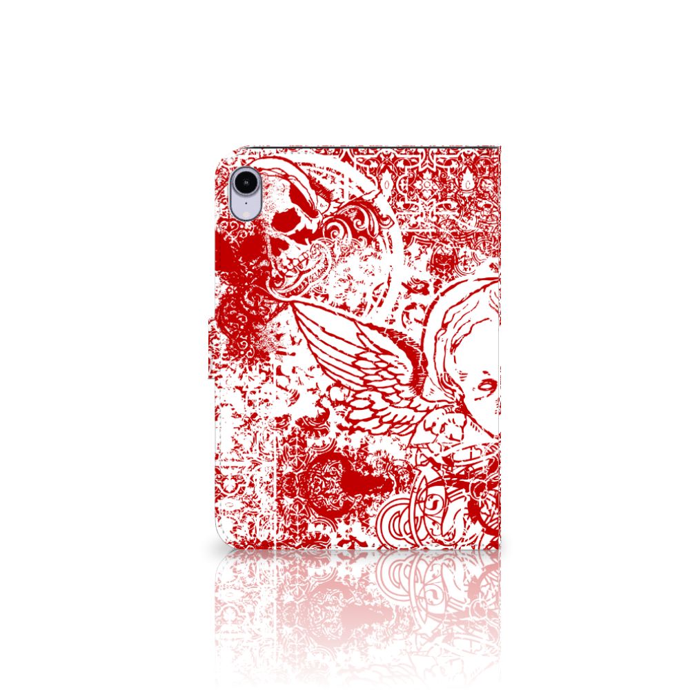 Tablettasje iPad Mini 6 (2021) Angel Skull Rood