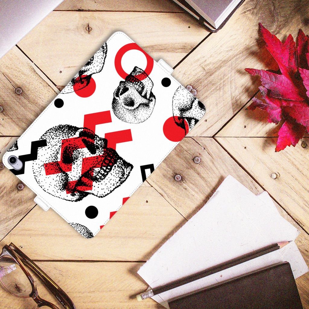 Tablettasje iPad Mini 6 (2021) Skull Red