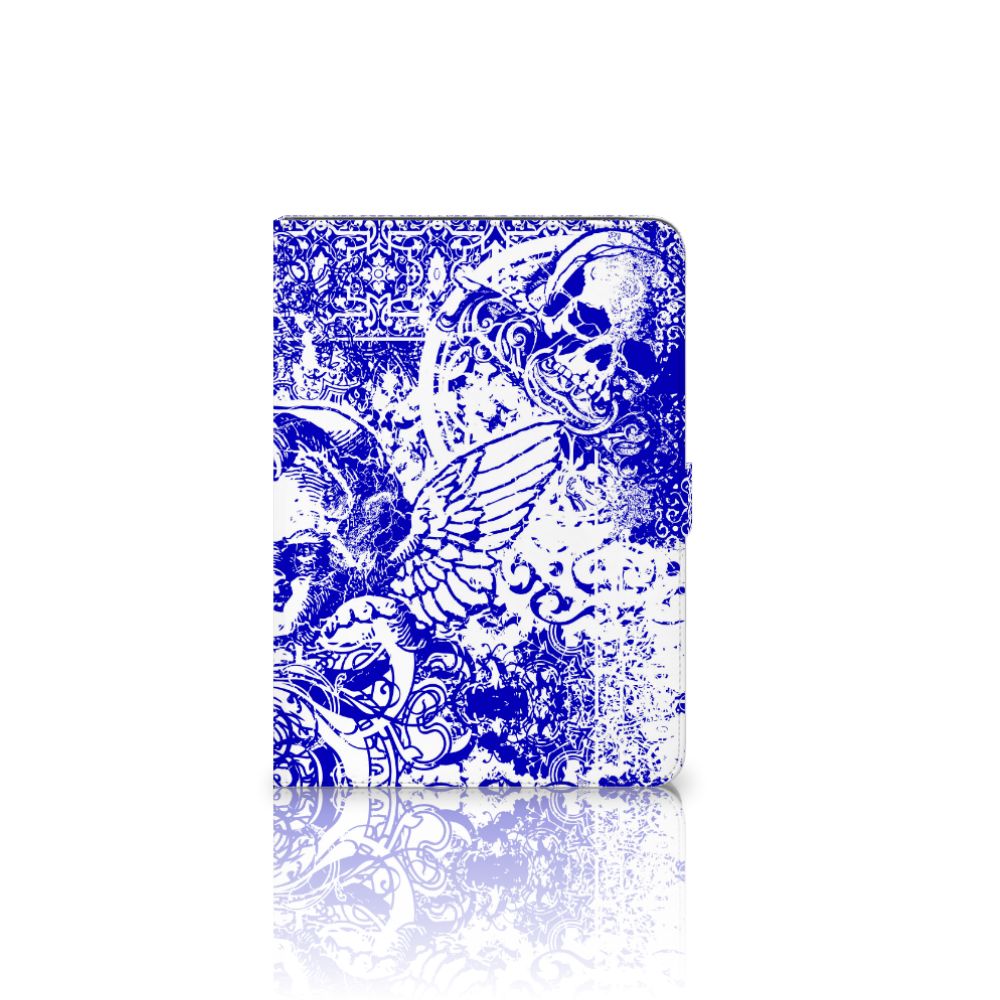 Tablettasje iPad Pro 11 2020/2021/2022 Angel Skull Blauw