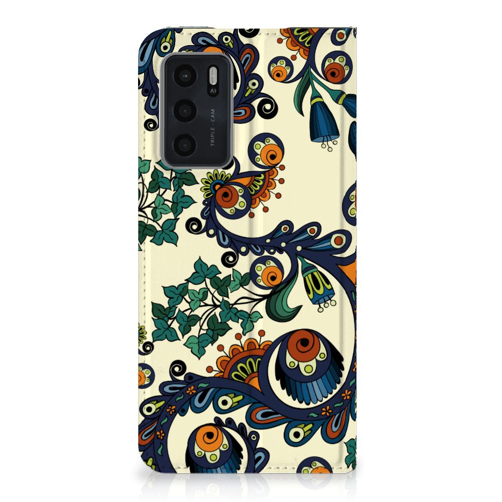 Telefoon Hoesje OPPO A54s | A16 | A16s Barok Flower - B2C Telecom