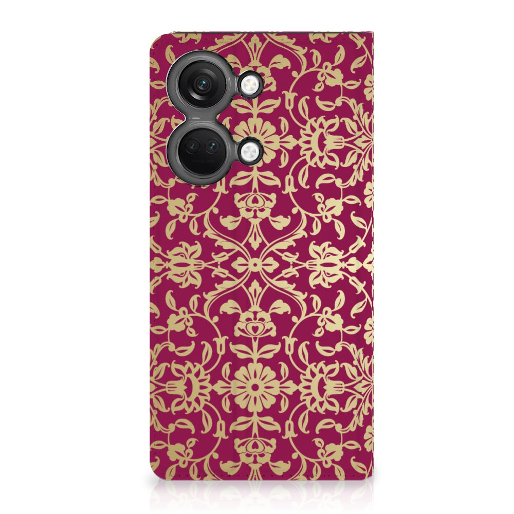 Telefoon Hoesje OnePlus Nord 3 Barok Pink met elegant patroon en robuuste bescherming, perfect als cadeau 🎁.