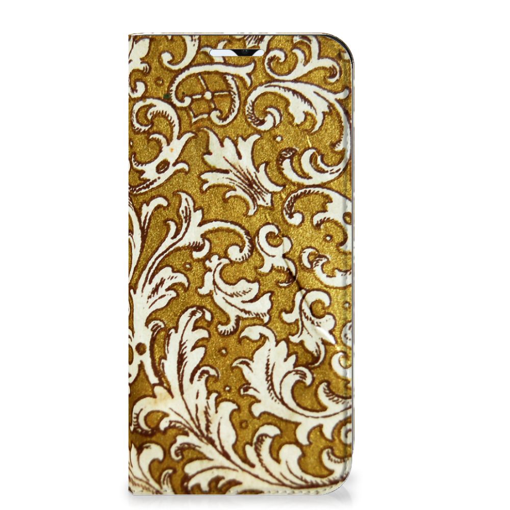 Samsung Galaxy A23 Telefoon Hoesje Barok Goud voorkant