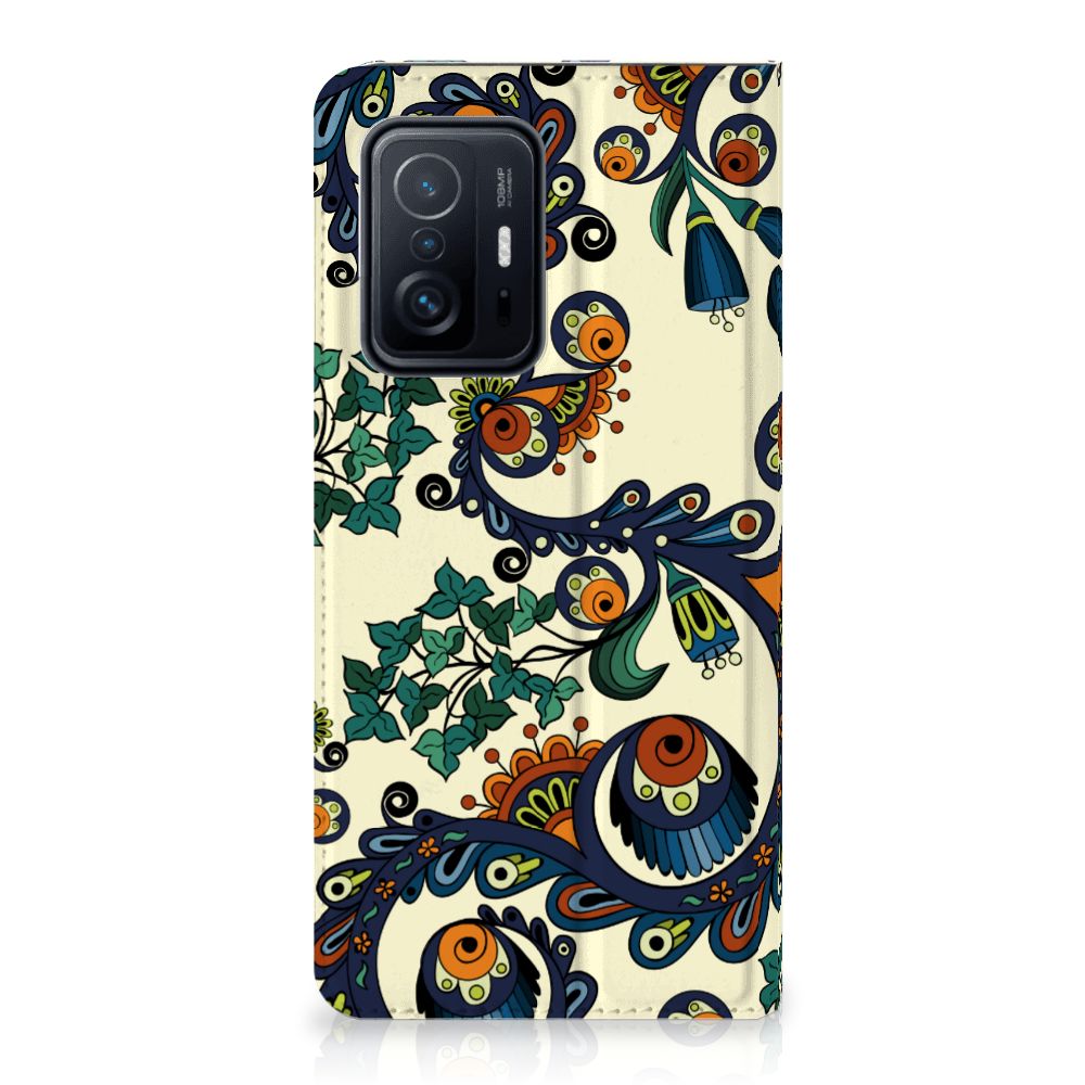 Telefoon Hoesje Xiaomi 11T | Xiaomi 11T Pro Barok Flower design Barok Flower voorkant