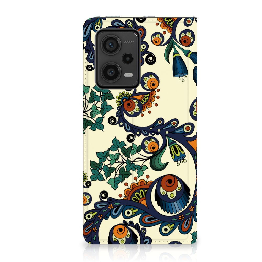 Telefoon Hoesje Xiaomi Redmi Note 12 Pro Plus Barok Flower voorkant