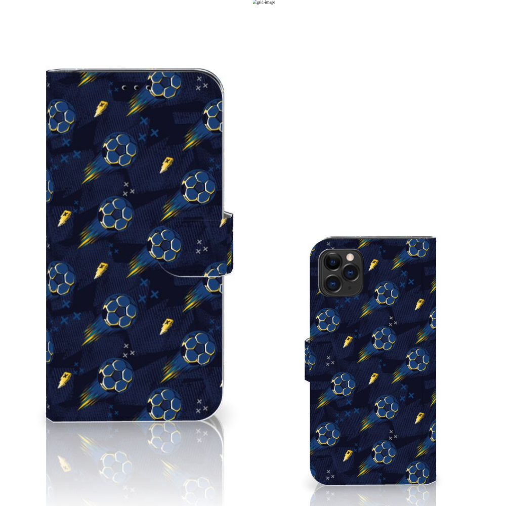 Telefoon Hoesje voor Apple iPhone 11 Pro Max Voetbal met spannend balontwerp en sterren ⭐.