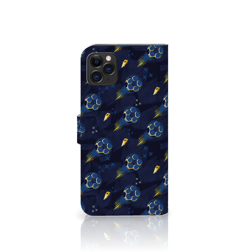 Telefoon Hoesje voor Apple iPhone 11 Pro Max Voetbal met voetbal en bliksem ontwerp ⚽️
