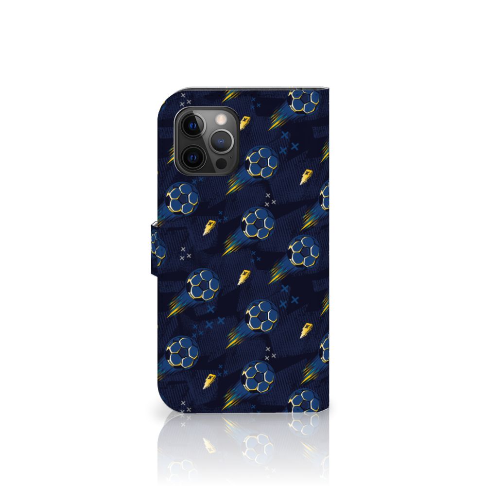 Telefoon Hoesje voor Apple iPhone 12 Pro Max Voetbal met voetbal en ster design 🌟.