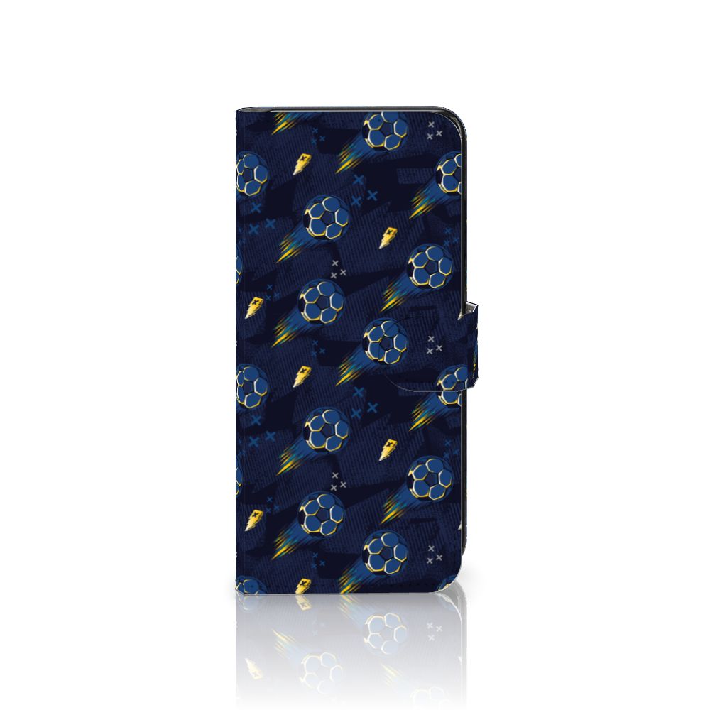 Motorola Moto G72 Telefoon Hoesje Voetbal design aanzicht