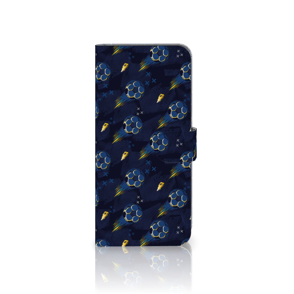 Nokia C32 Telefoon Hoesje Voetbal design aanzicht