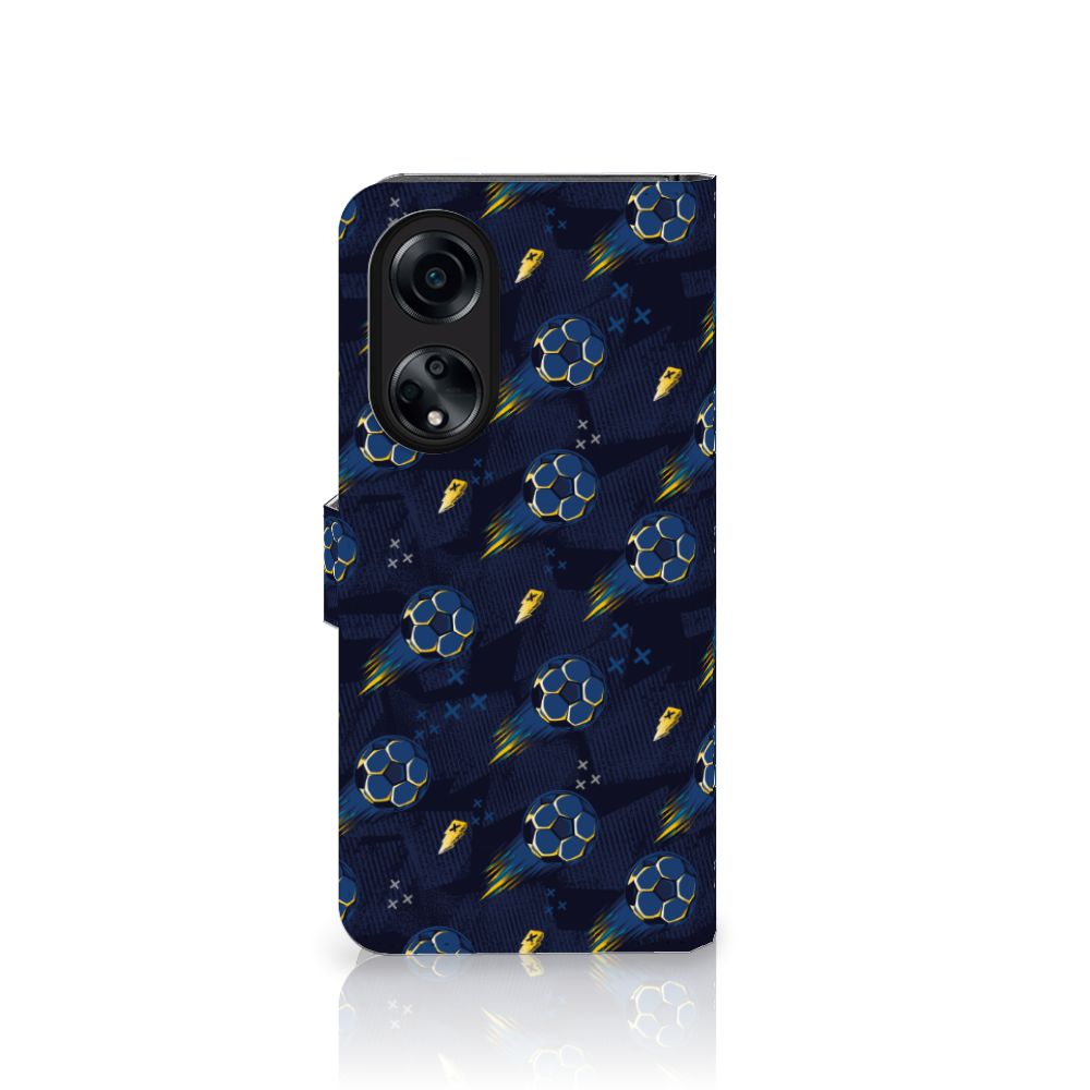 OPPO A98 5G Telefoon Hoesje Voetbal design voorkant