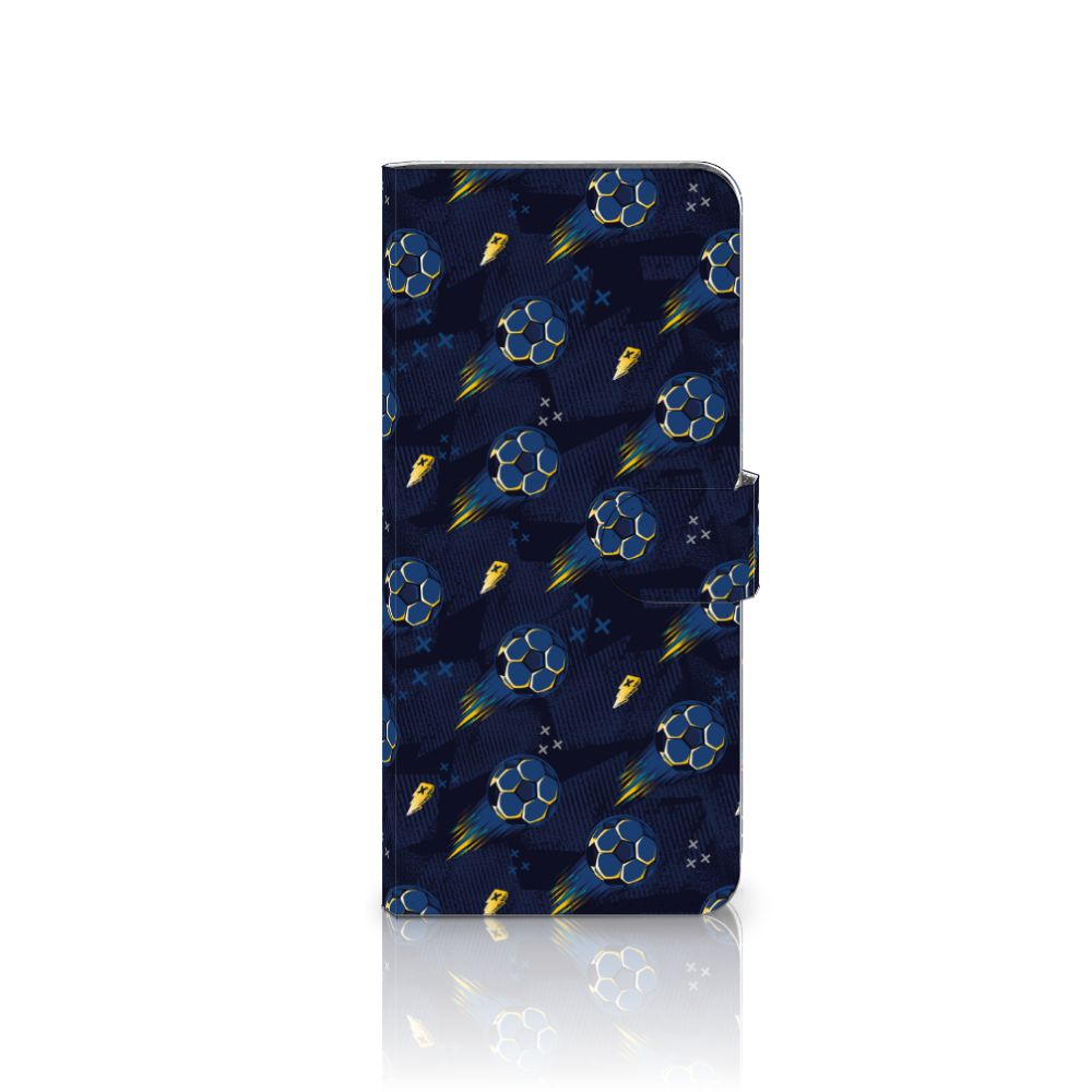 OnePlus 13 Telefoon Hoesje Voetbal design blauw voorkant