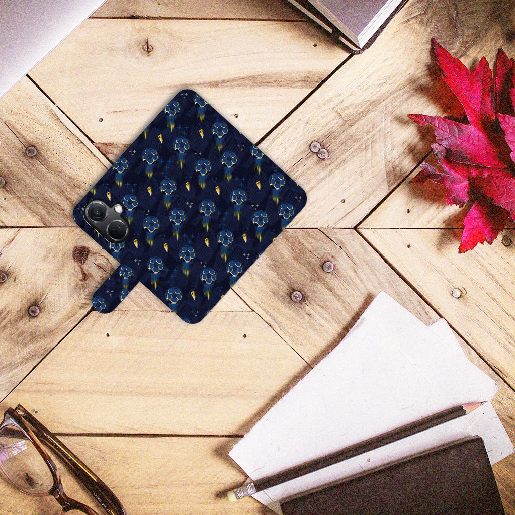 OnePlus Nord CE 3 Telefoon Hoesje Voetbal bovenaanzicht