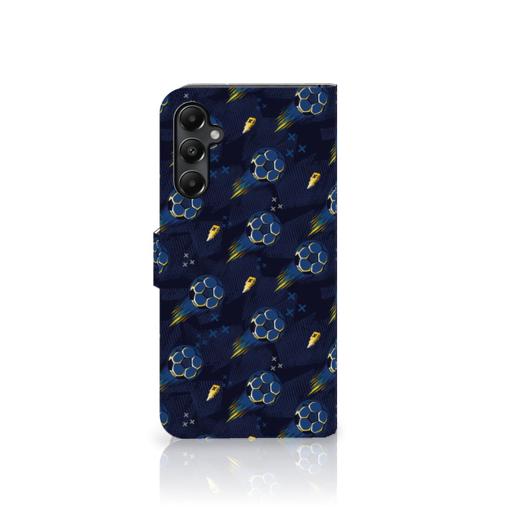 Samsung Galaxy A05s Telefoon Hoesje Voetbal design aanzicht