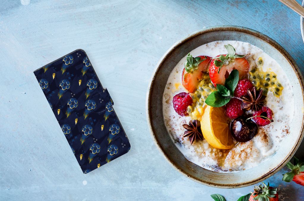 Samsung Galaxy M54 Telefoon Hoesje voor Samsung Galaxy M54 Voetbal design aanzicht