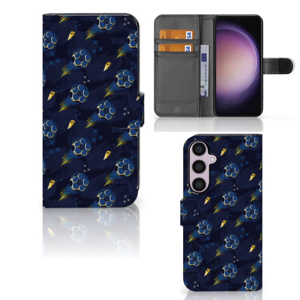 Telefoon Hoesje voor Samsung Galaxy S24 Plus Voetbal