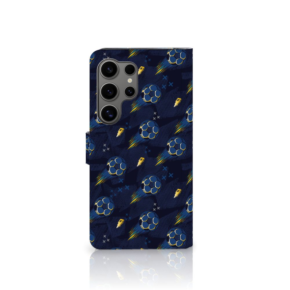 Samsung Galaxy S25 Ultra Telefoon Hoesje Voetbal design aanzicht