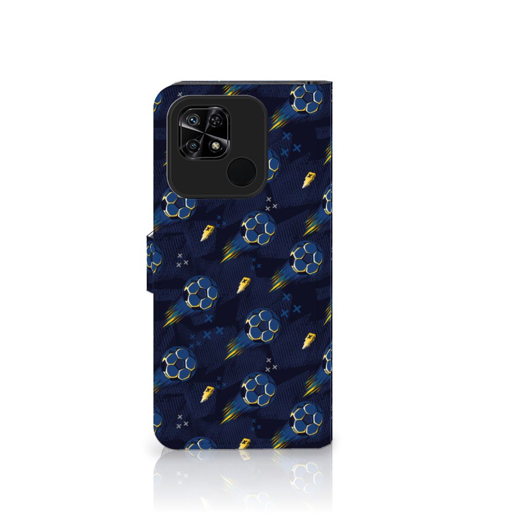 Xiaomi Redmi 10C Telefoon Hoesje Voetbal design voorkant