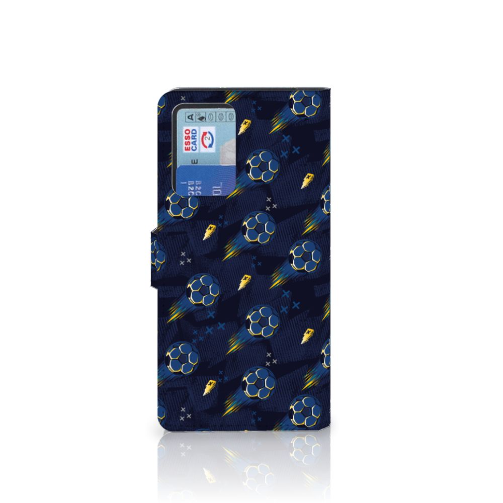 Xiaomi Redmi Note 10 Pro Telefoon Hoesje Voetbal design voorkant