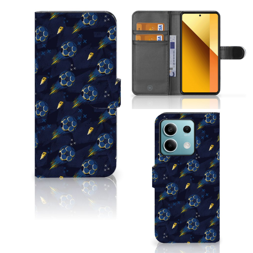 Telefoon Hoesje voor Xiaomi Redmi Note 13 5G Voetbal met kleurrijk voetbal design voor bescherming en gebruiksgemak ⚽.