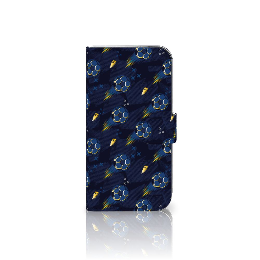 iPhone 16 Telefoon Hoesje Voetbal design voetbalmotief aanzicht
