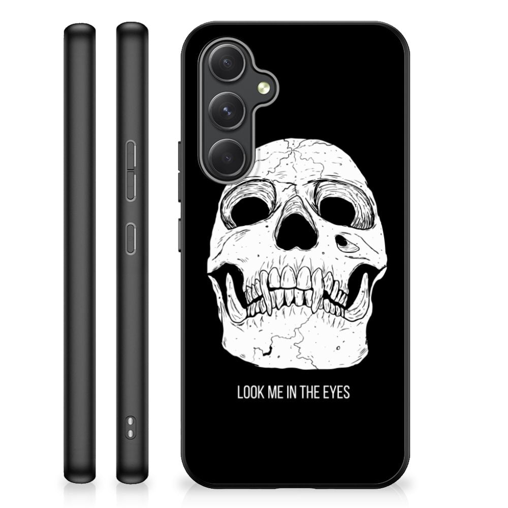 Samsung Galaxy A54 Telefoonhoesje Skull Eyes achterkant zijkanten