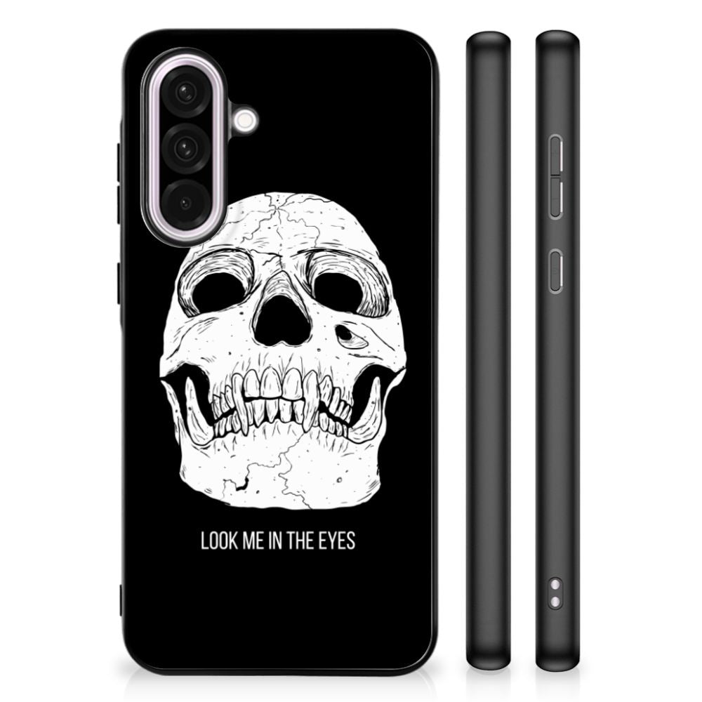 Samsung Galaxy A56 Telefoonhoesje Skull Eyes achterkant zijaanzicht