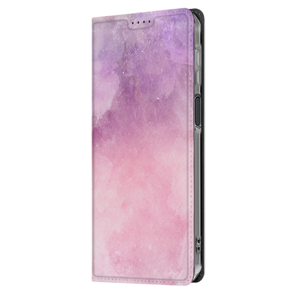 Telefoonhoesje Samsung Galaxy Xcover 7 Pro Pink Purple Paint zijkant ontwerp
