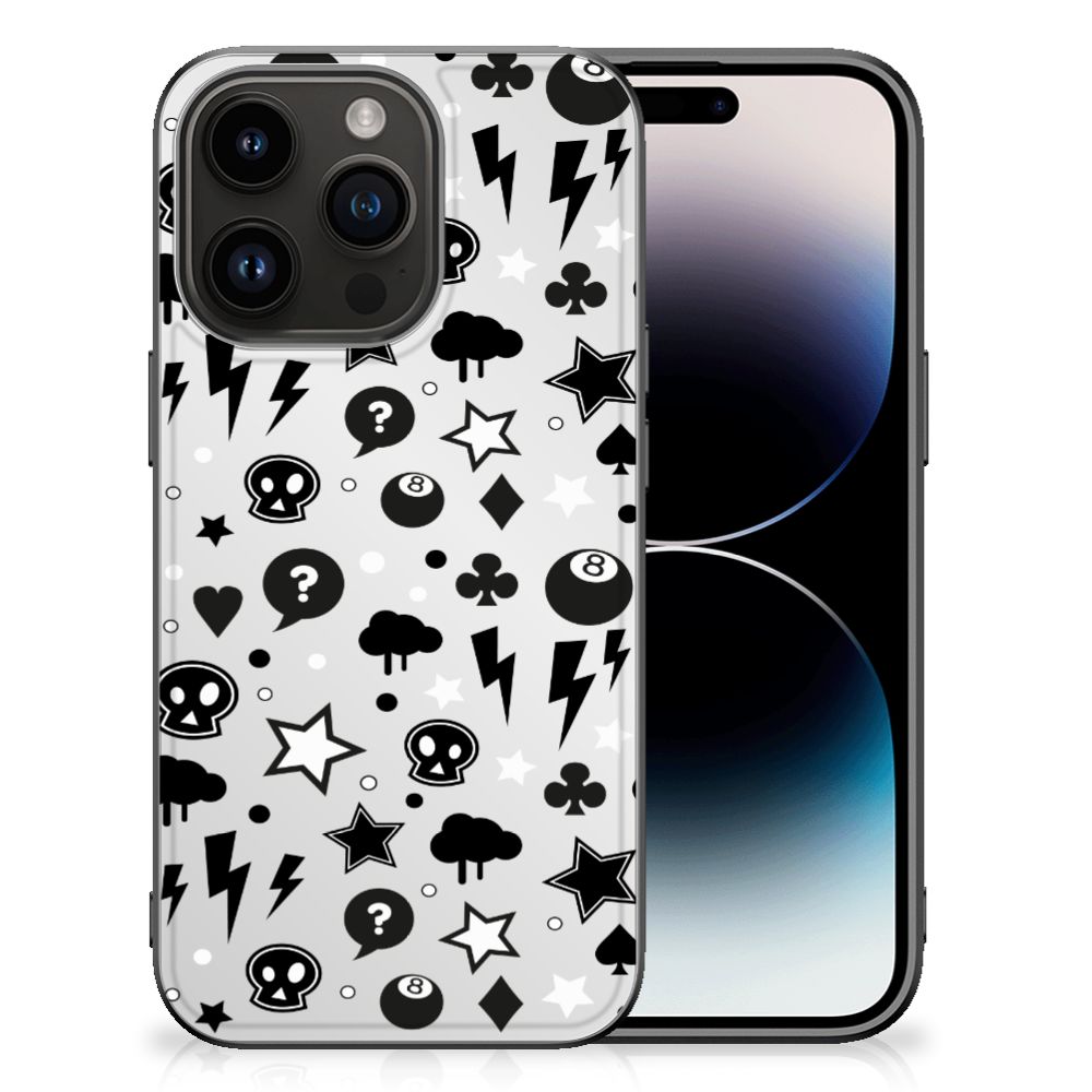 Telefoonhoesje iPhone 15 Pro Silver Punk B2C Telecom