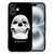 Apple iPhone 16 Telefoonhoesje Skull Eyes achterzijde