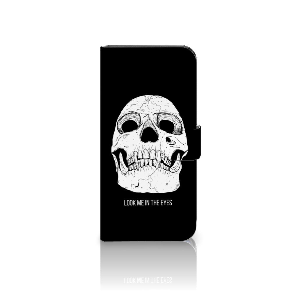 Motorola Edge 30 Ultra telefoonhoesje met Naam Skull Eyes voorkant