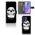 Motorola Edge 40 telefoonhoesje met Naam Skull Eyes aanzicht