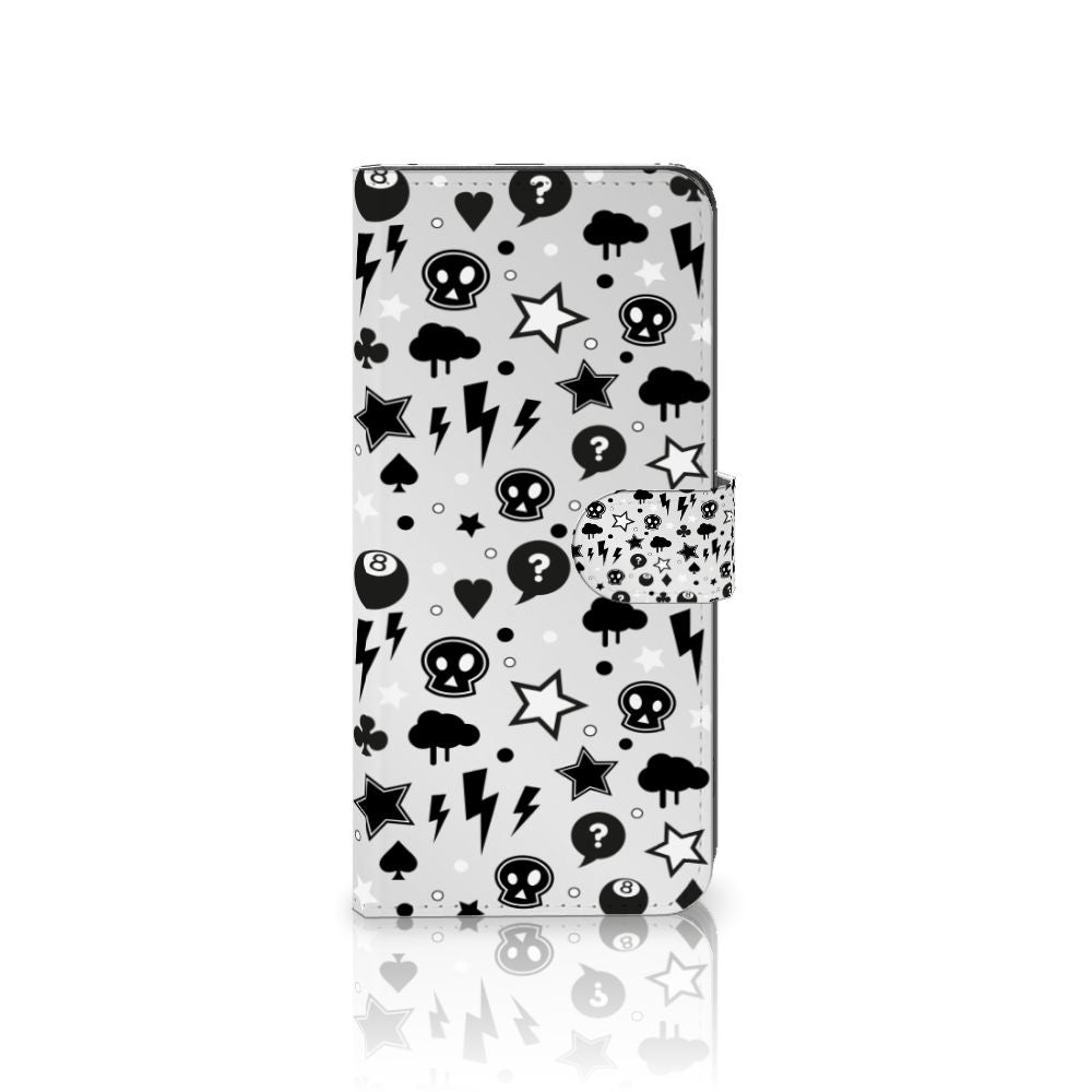 OPPO Find X6 Telefoonhoesje met Naam Silver Punk design voorkant