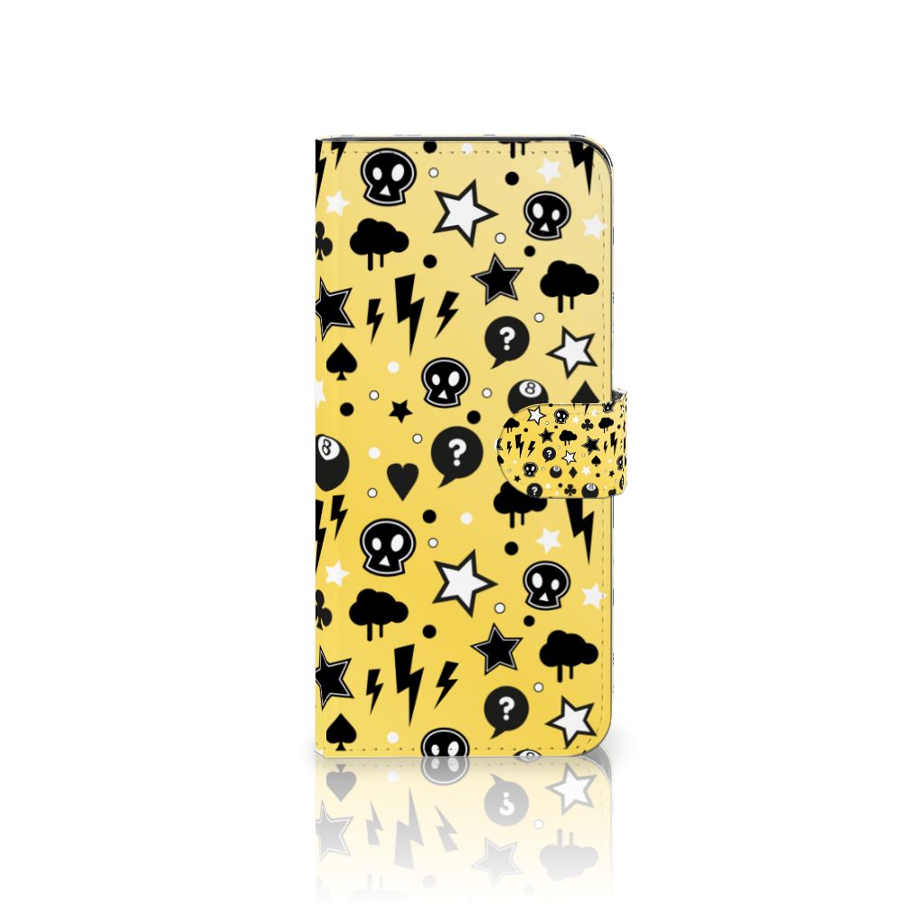 OnePlus 12 telefoonhoesje met Naam Punk Geel design voorkant