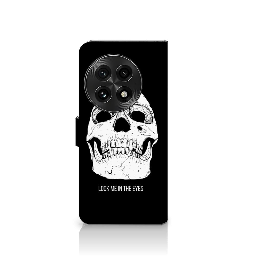 OnePlus 13 Telefoonhoesje met Naam Skull Eyes voorkant