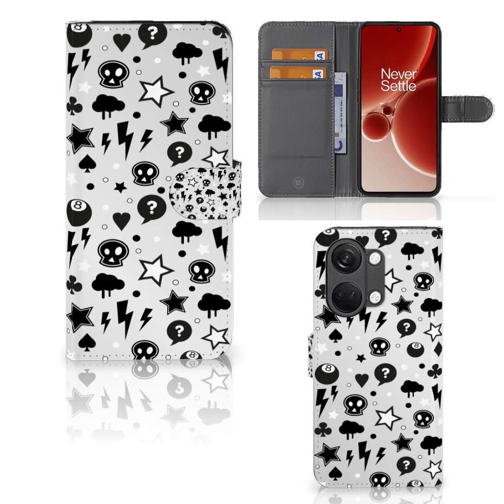 Telefoonhoesje met Naam OnePlus Nord 3 Silver Punk