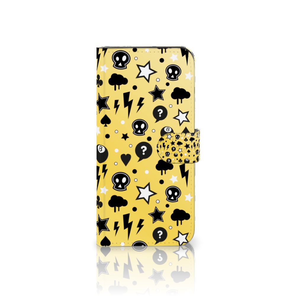 OnePlus Nord 4 Telefoonhoesje met Naam Punk Geel voorkant