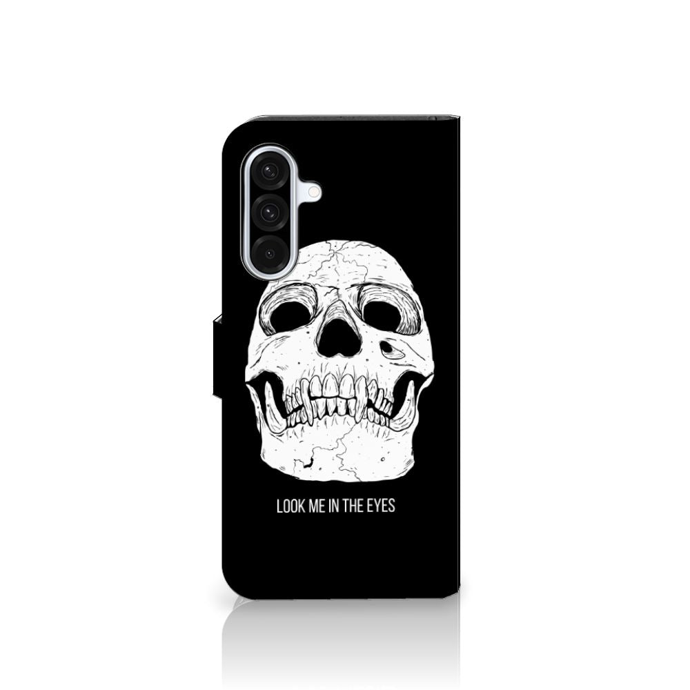 Samsung Galaxy A36 telefoonhoesje met Naam Skull Eyes voorzijde