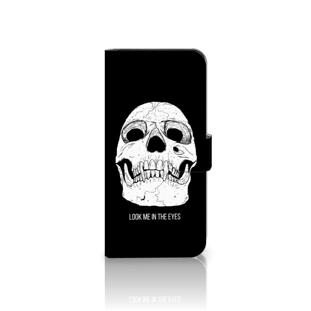 Samsung Galaxy A36 Telefoonhoesje met Naam Skull Eyes voorkant