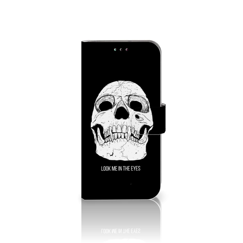 Telefoonhoesje met Naam Samsung Galaxy A40 Skull Eyes
