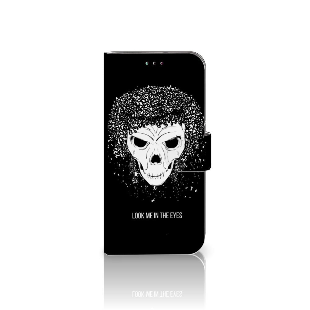 Telefoonhoesje met Naam Samsung Galaxy A40 Skull Hair