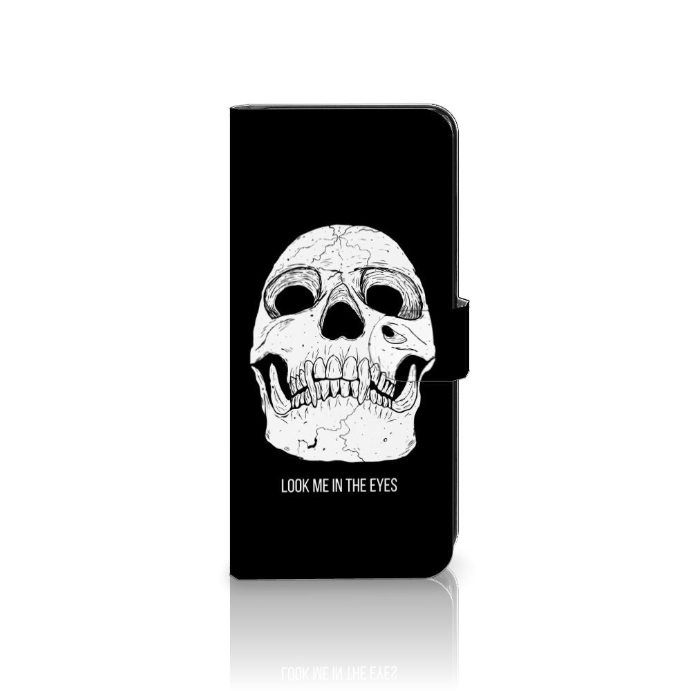 Samsung Galaxy M53 Telefoonhoesje met Naam Skull Eyes voorkant